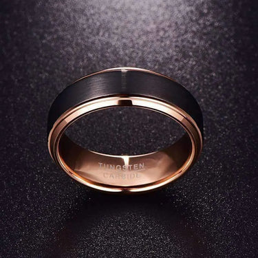 Orbit Rings Tungsten Carbide Morning Star